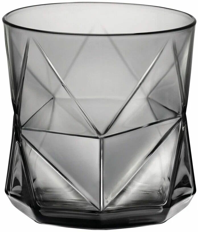 Бокал для виски "Кассиопея"; стекло; 330мл; серый.