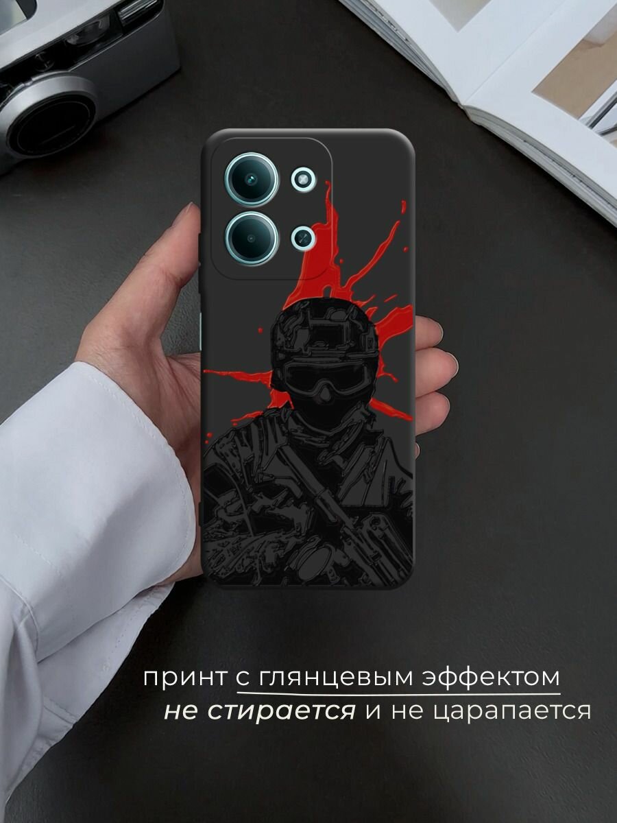 Чехол на Xiaomi Redmi 15C 4G /Poco C85 4G / Редми 15C 4G/Поко C85 4G с принтом Воин 2 — фото 1