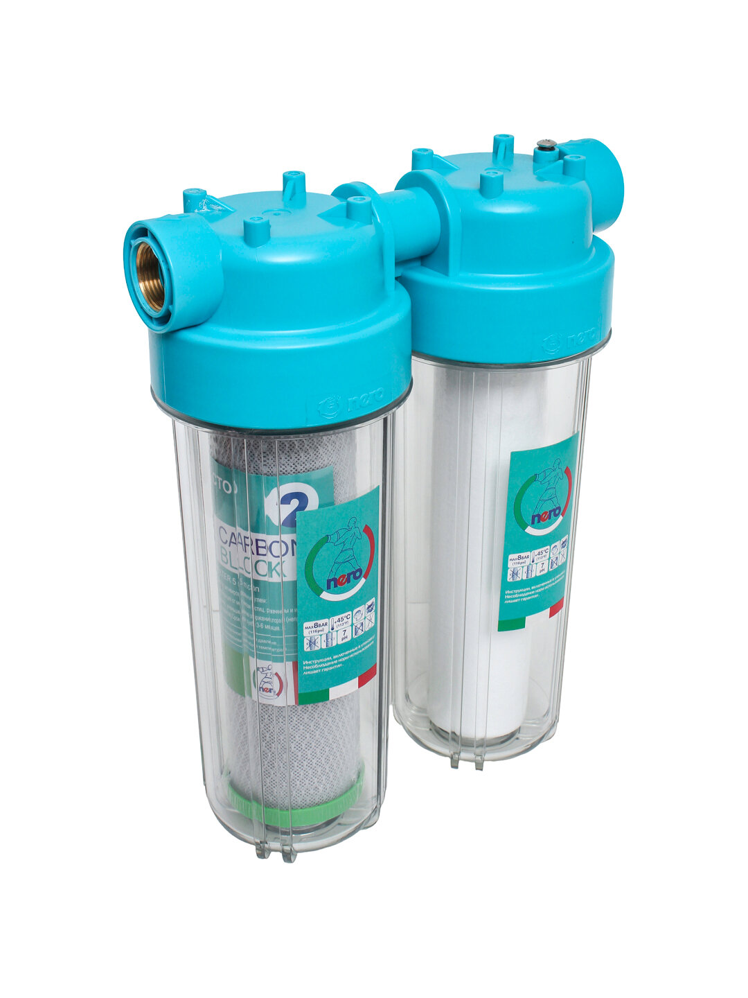 Фильтр для воды, 1-2-3-ступенчатый NERO — фото 1
