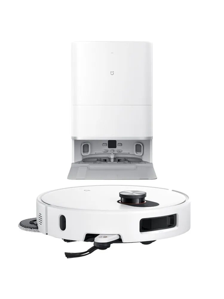Xiaomi Робот-пылесос CN Версия, Xiaomi Робот-пылесос Mi Omni lnfinite Robot Vacuum M40S (Модель OV31CN) Версия бака для воды, Сила всасывания 23000 Па, белый, темно-коричневый