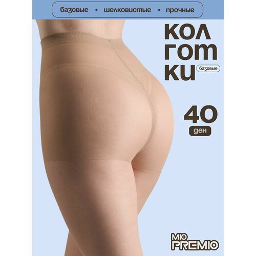 фото Колготки miopremio, 40 den, размер 3, светло-бежевый