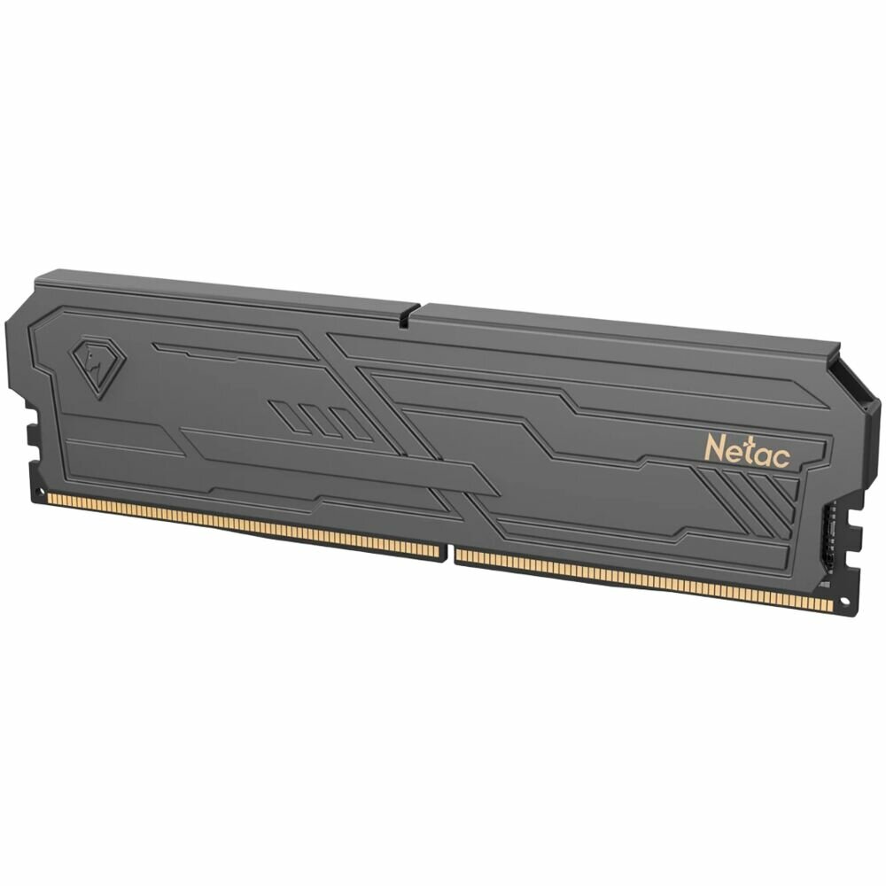 Модуль памяти DIMM 16Gb DDR4 PC25600 3200MHz Netac Shadow III Black (NTSHD4P32SP-16K)