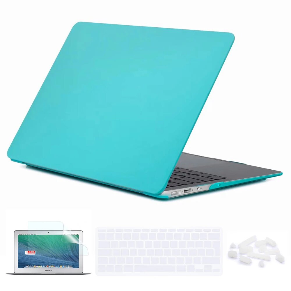 Чехол NORTHJO для Macbook Air 11 дюймов Синий, Синий, Tiffany Blue