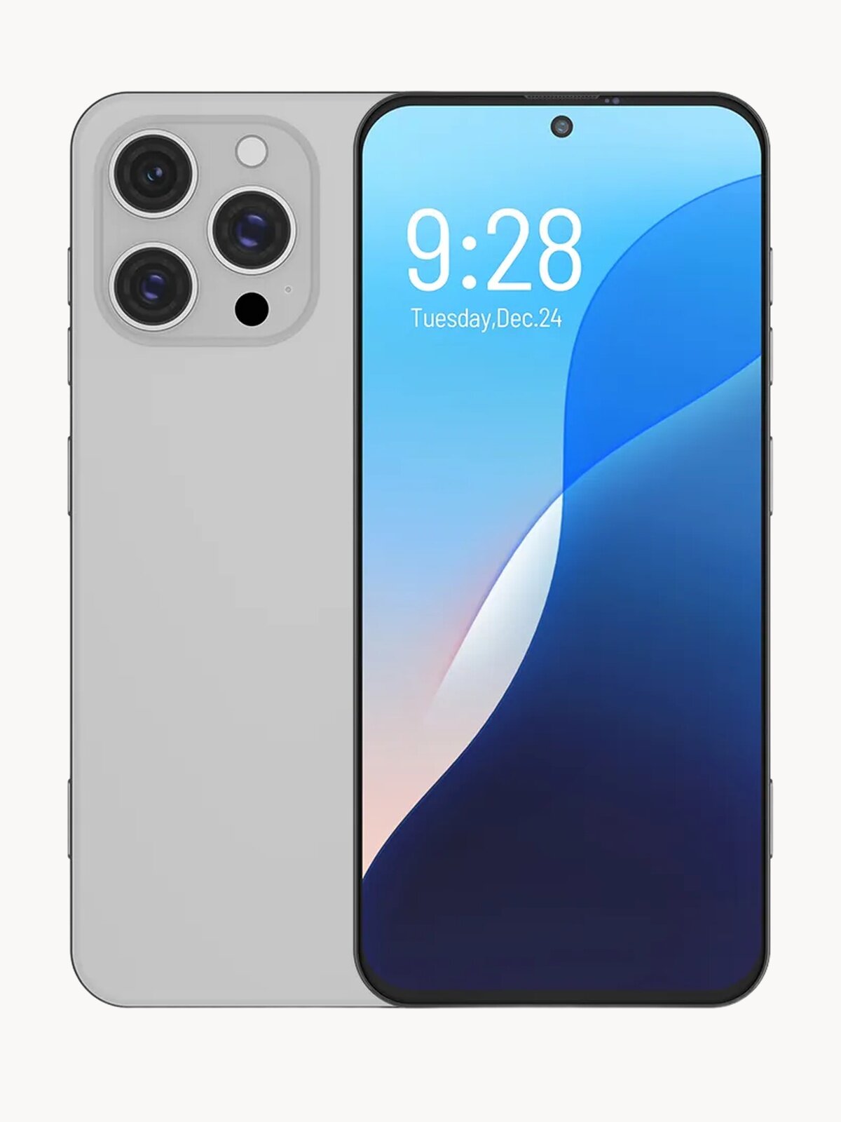 Смартфон W&O 16PRO Max, 8GB/128GB, 6.6", 2 SIM, MT6762, IP67, Android14