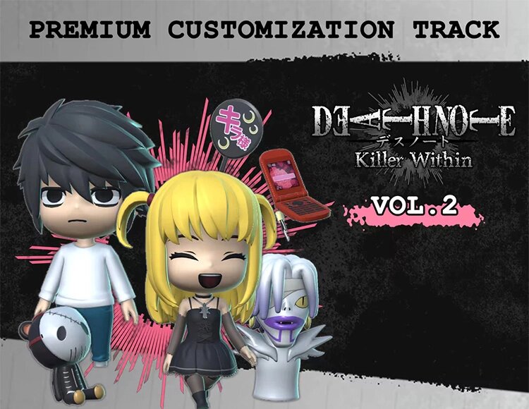 Игра DEATH NOTE Killer Within - Premium Customization Track Vol. 2, ключ активации Steam, PC, 16+
