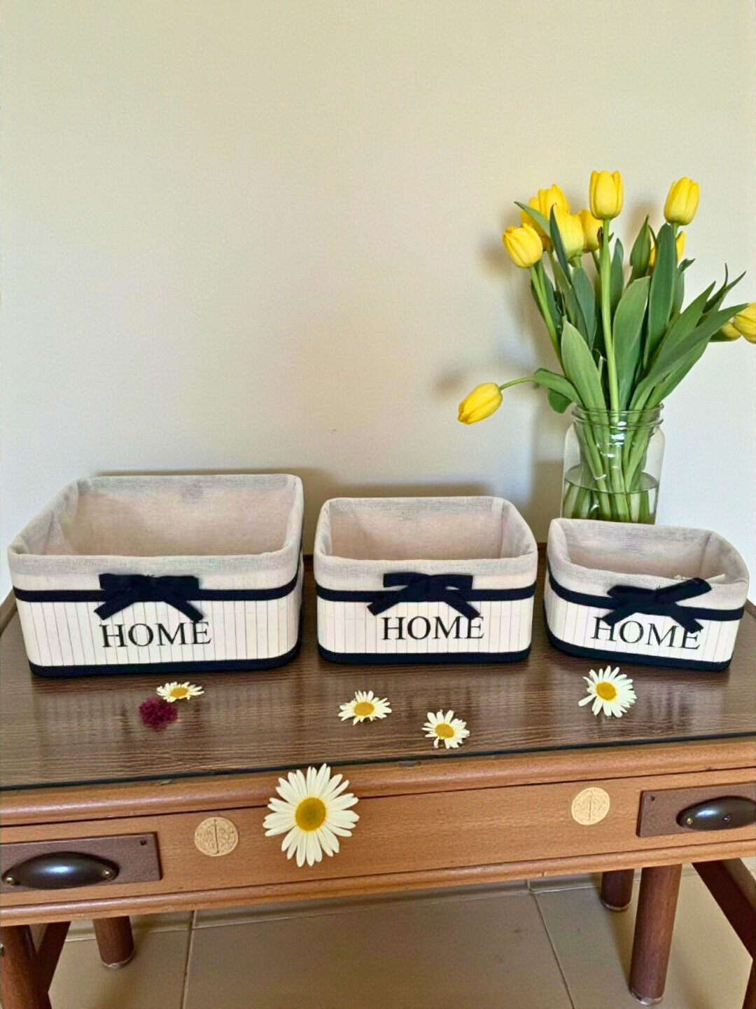 Плетёные корзины для хранения, набор из 3 штук — уют и порядок в доме каждый день