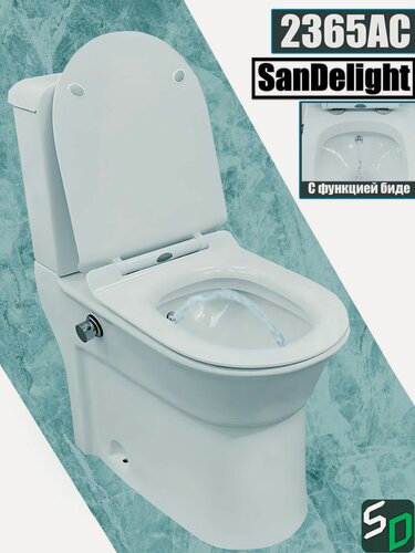 Изображение товара Унитаз компакт с функций биде LAGURATY 2365 АС в комплекте с бачком с сиденьем Soft Close