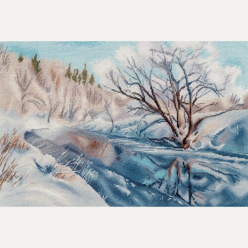 Изображение товара Набор для вышивания крестиком 'Февральская лазурь', 34 х 24 см, овен