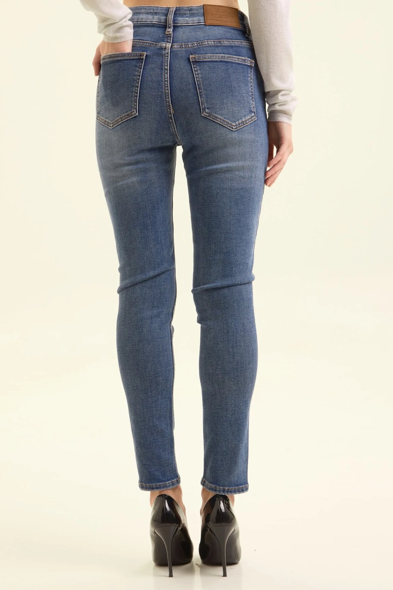 Джинсы Selfie, размер 25, светло-синий — фото 1