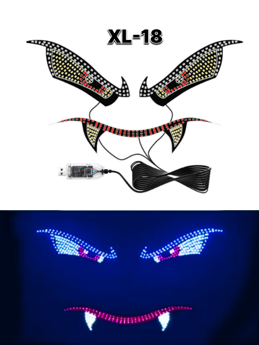 Светодиодная наклейка на авто — фото 1