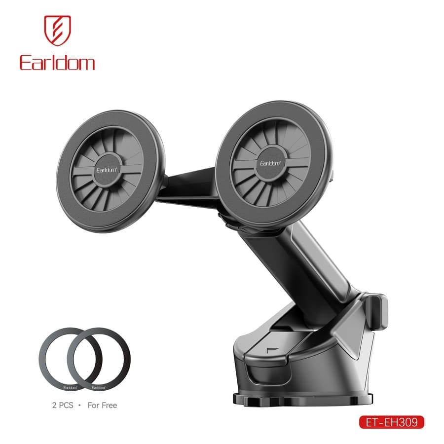 Магнитный держатель Earldom ET-EH309 на торпеду для 2 телефонов/планшета