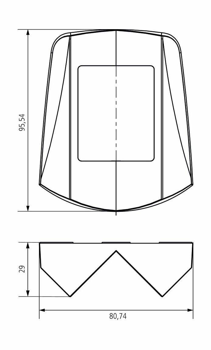 Крепление на угол Theben theLuxa S WH — фото 1