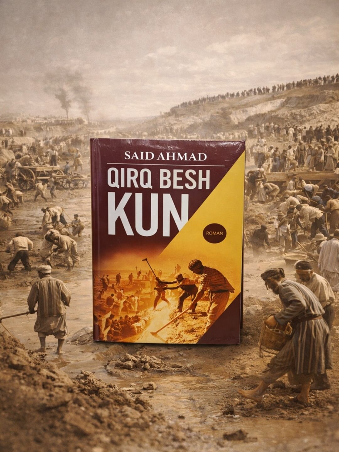 Книга, Кирк беш кун, роман, Саид Ахмад, на узбекском, латиница