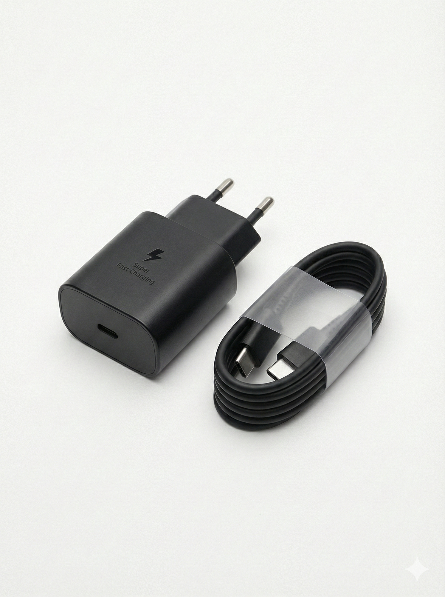 Зарядное устройство Samsung 45 Вт, 25 Вт, кабель Type-C, быстрое зарядное устройство — фото 1