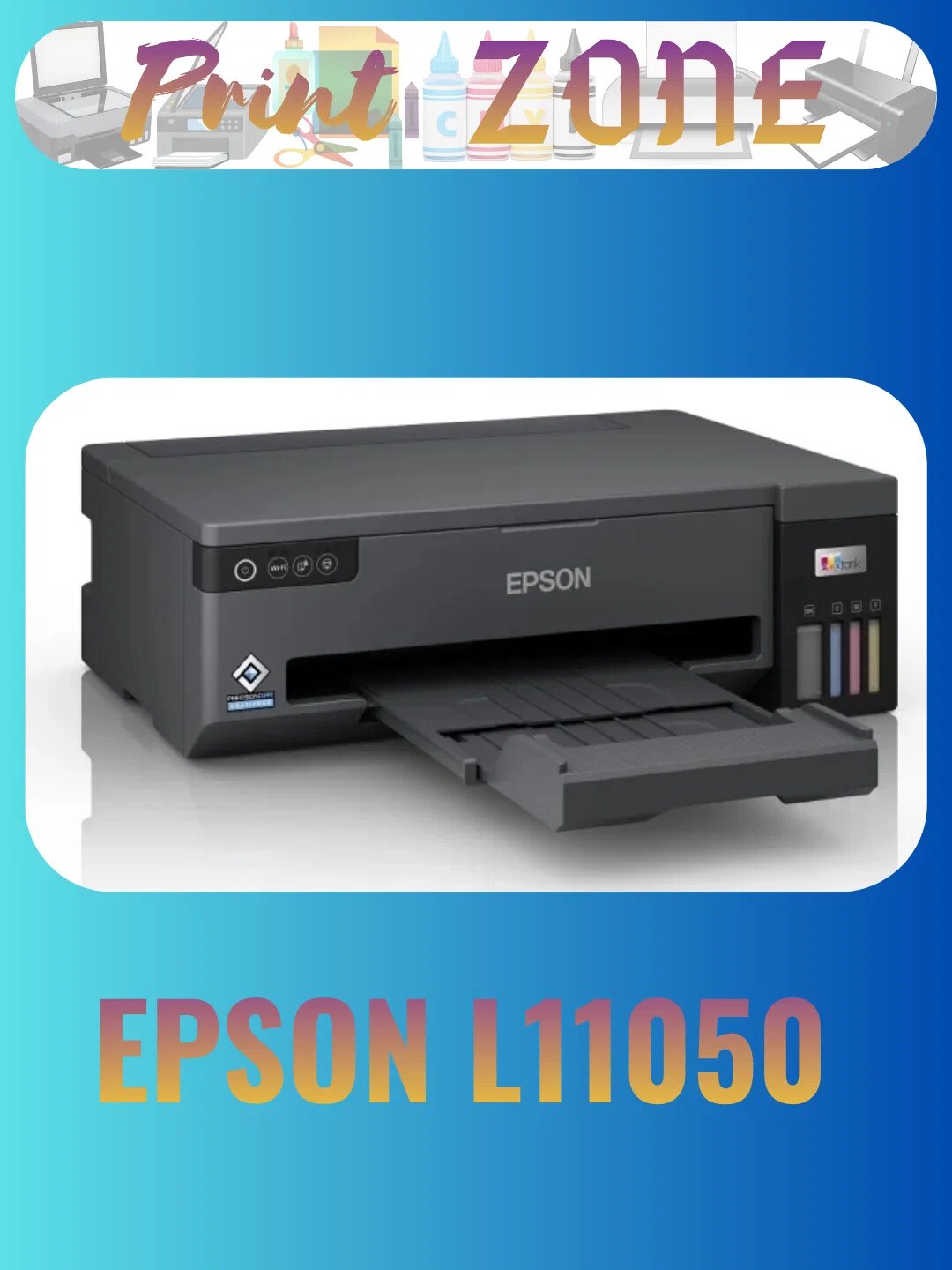 Epson L11050 EcoTank — принтер для документов и графики, A3+, USB, Wi-Fi