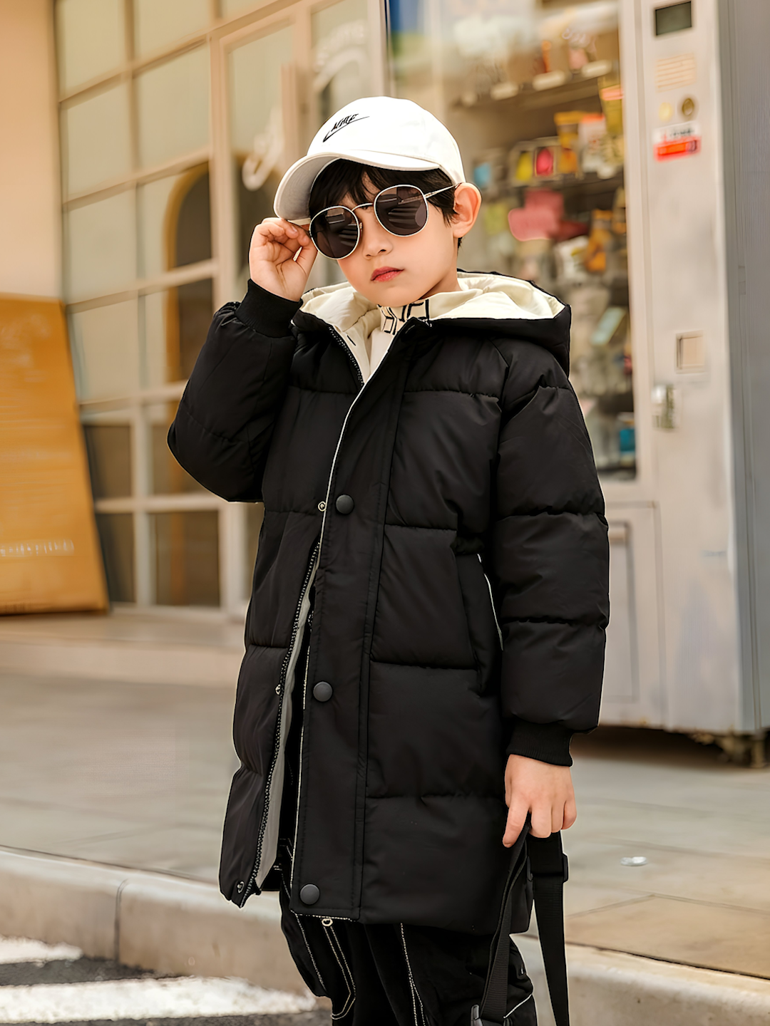 Куртка, размер 120, черный — фото 1