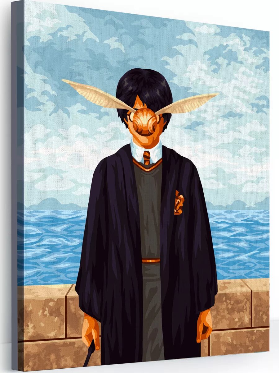 Картина по номерам на холсте с подрамником 40х50 см Гарри Поттер Harry Potter Кино