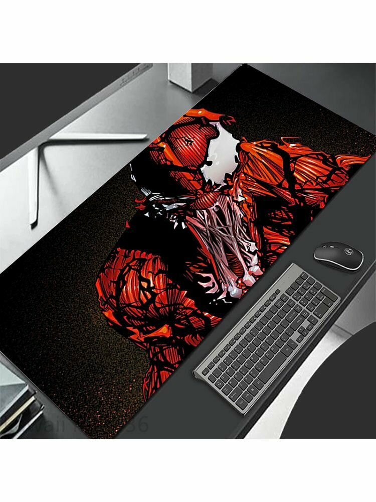 Коврик для мыши Venom "Человек-Паук и Яд", для игрового компьютера, 40 см x 90 см