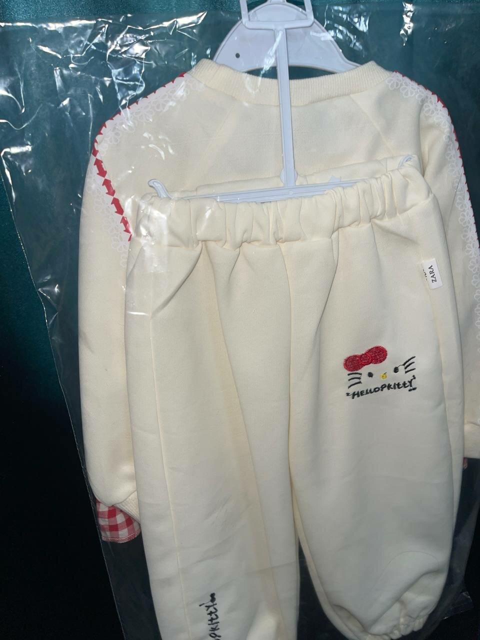 Комплект одежды  20, размер 10, light red/color-block — фото 1