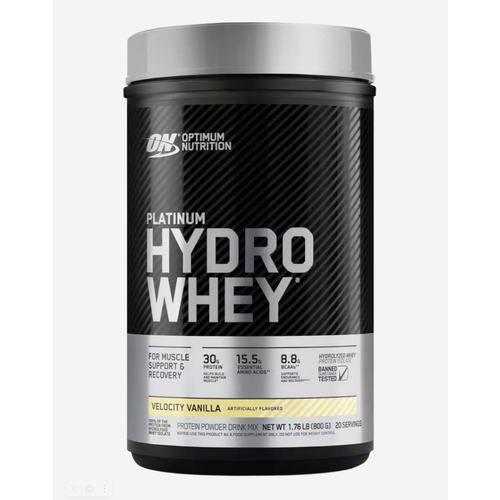 Протеин Optimum Nutrition Platinum Hydro Whey, 800 гр., ваниль