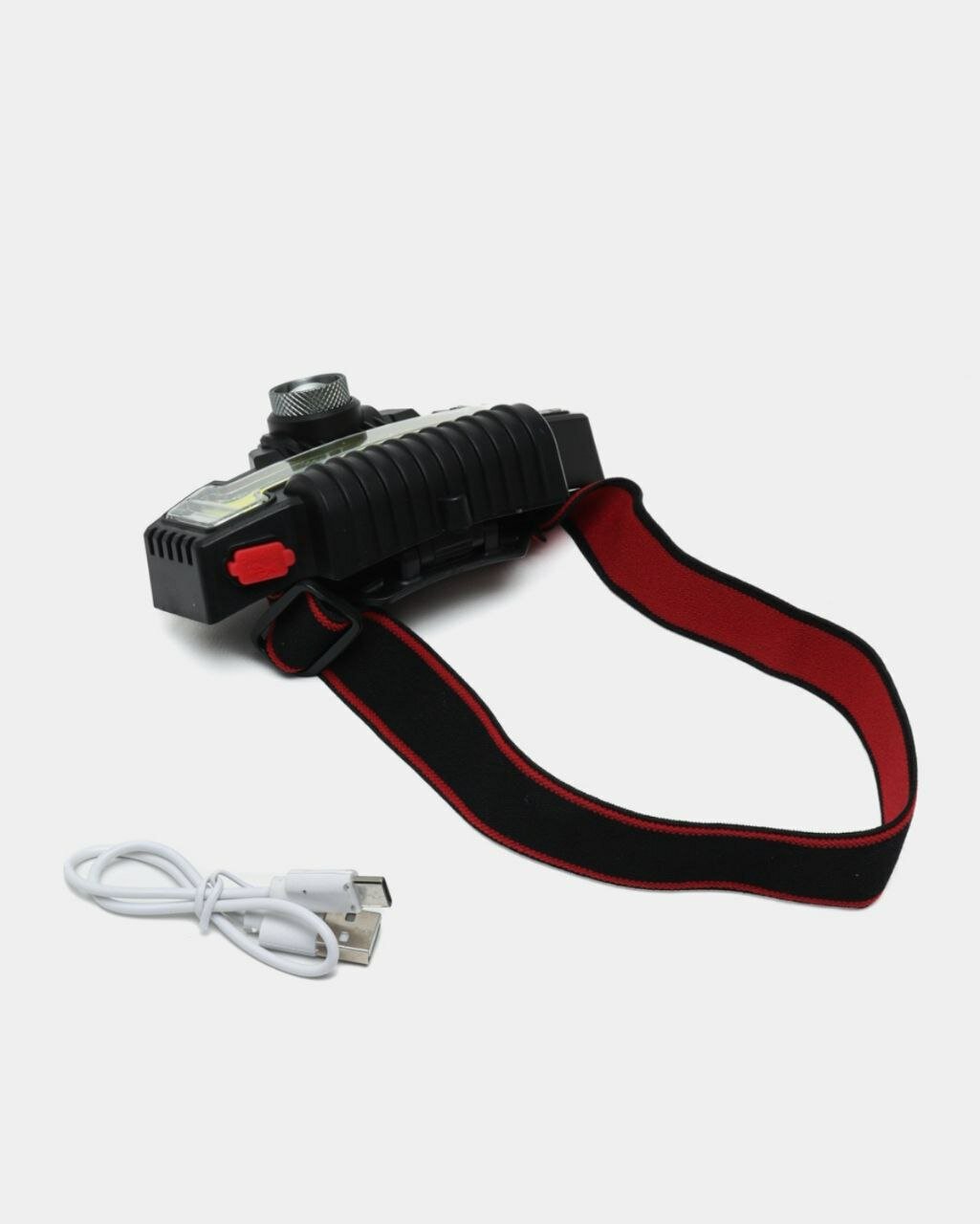 Фонарь для рыбалки и охоты "Выносная кнопка", с аккумулятором, черный, 10x10 см — фото 1