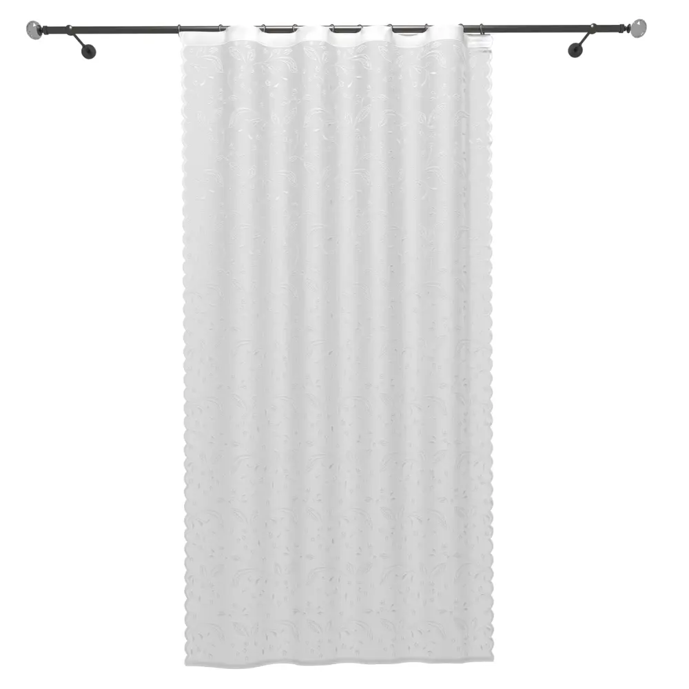 Тюль на ленте Стиль 160x260 см цвет экрю — фото 1