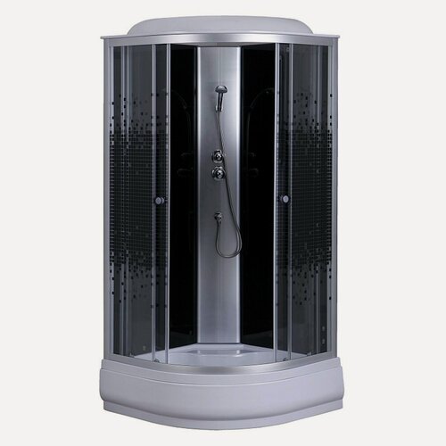 Изображение товара Душевая кабина со средним поддоном 90х90х215 Loranto Sunway CS-6690-25K 90