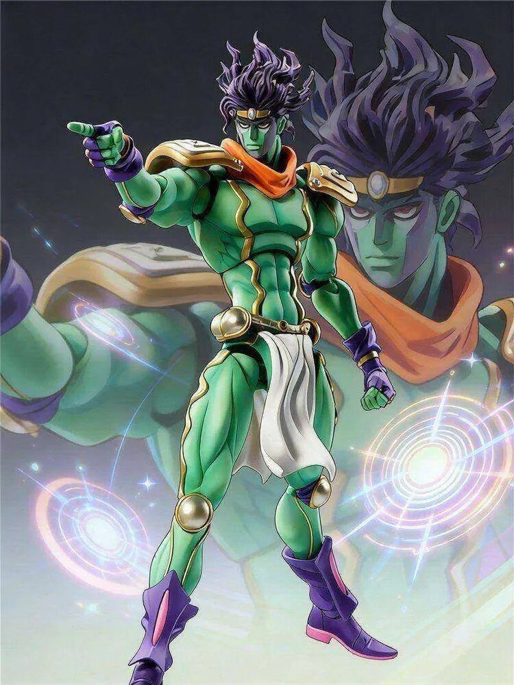 Подвижная фигурка Дзётаро Кудзё и latinum из JoJo's izarre Adenture