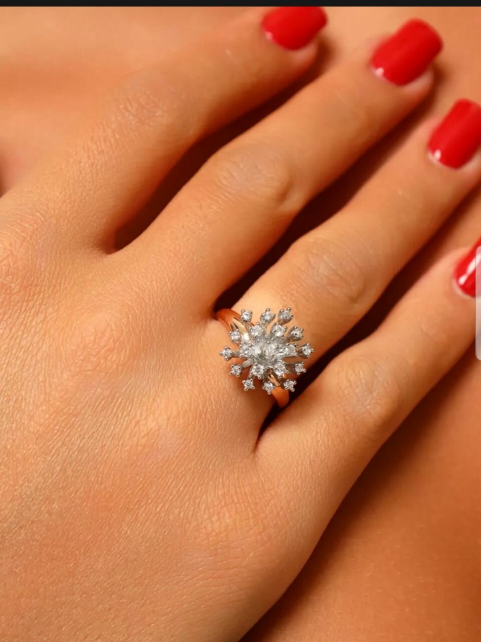 Комплект бижутерии: кольцо, серьги, финифть, размер кольца 18, серебристый — фото 1