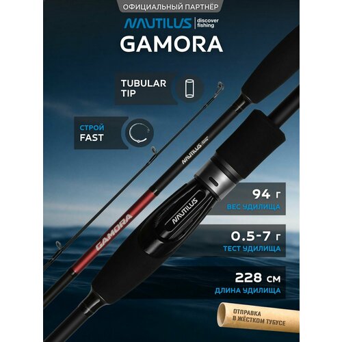 Спиннинг Nautilus Gamora 228см 0.5-7гр