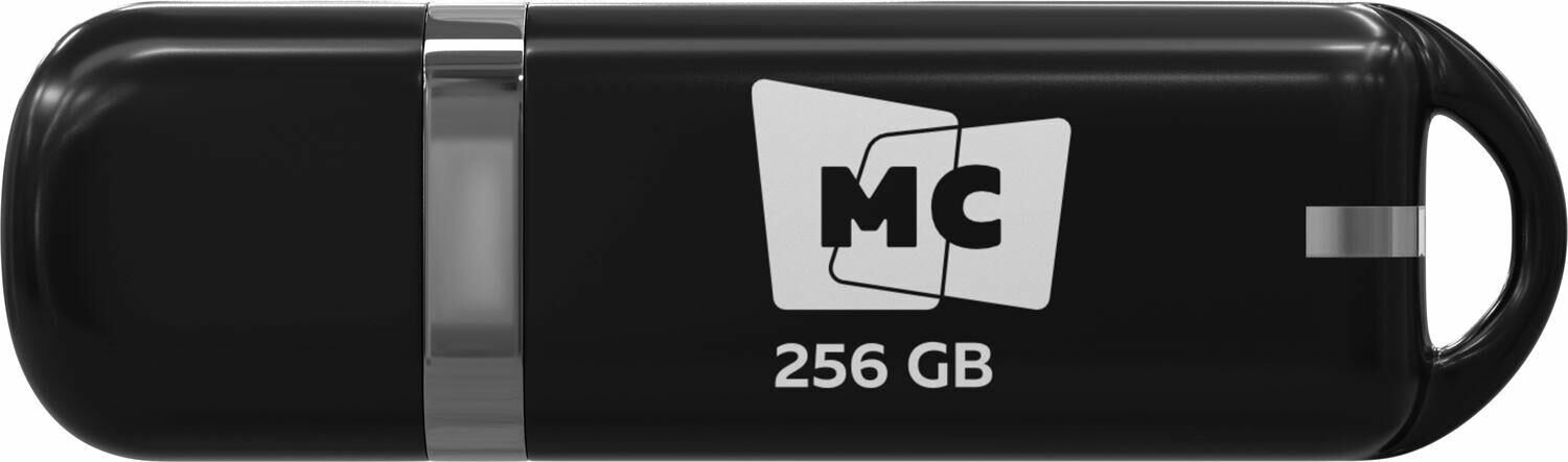 Флешка USB флеш карта USB 256GB 2.0 МФБ256 Black
