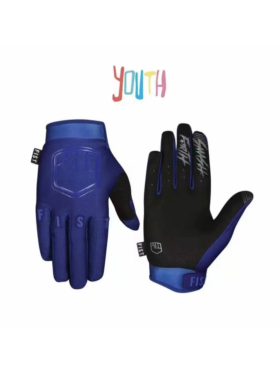 Перчатки FISTPLAST для велоспорта Синий, L, fist blue