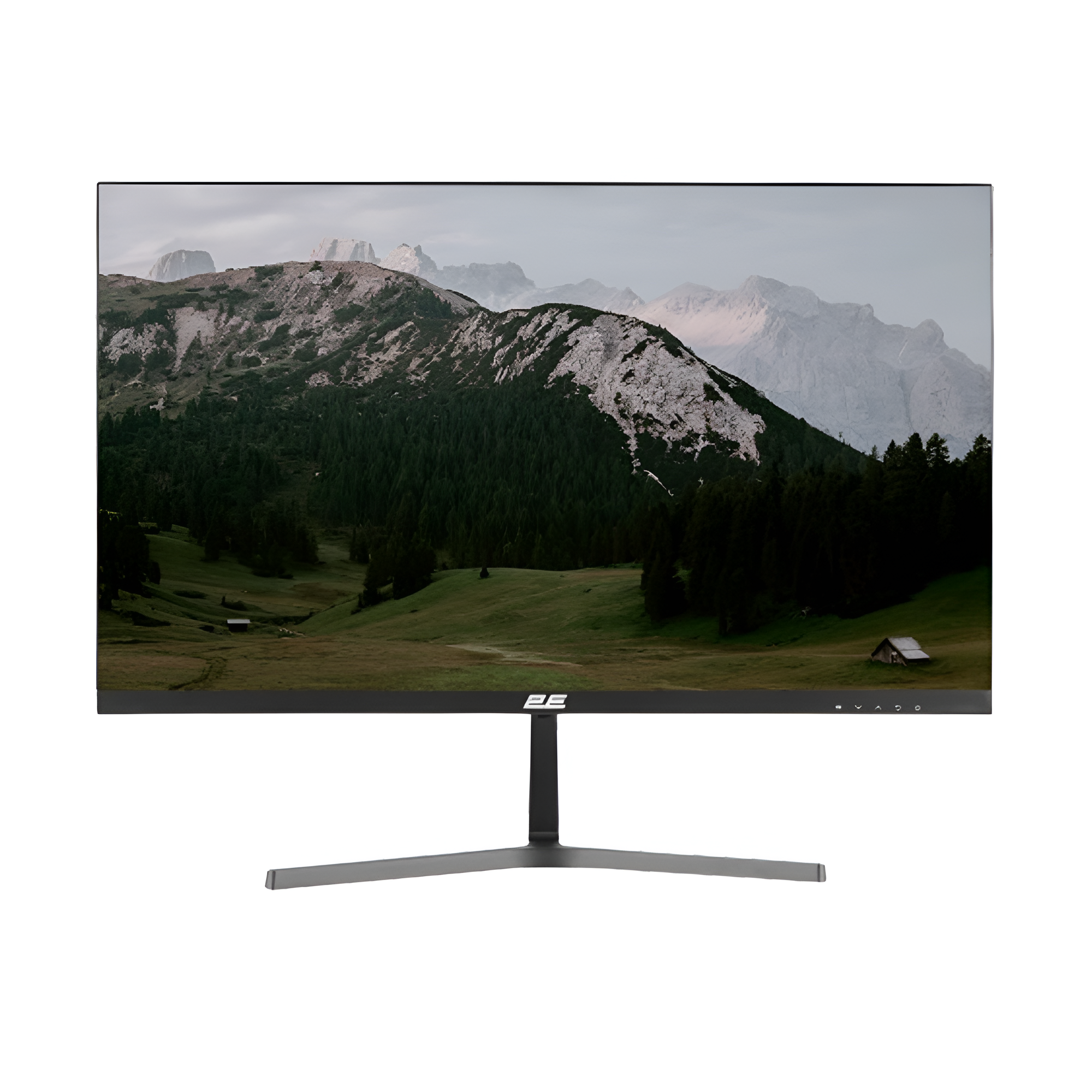 Монитор 23.8 дюйма 2E D2423B Black IPS Full HD 75Гц FreeSync HDMI VGA встроенные колонки VESA для офиса и дома