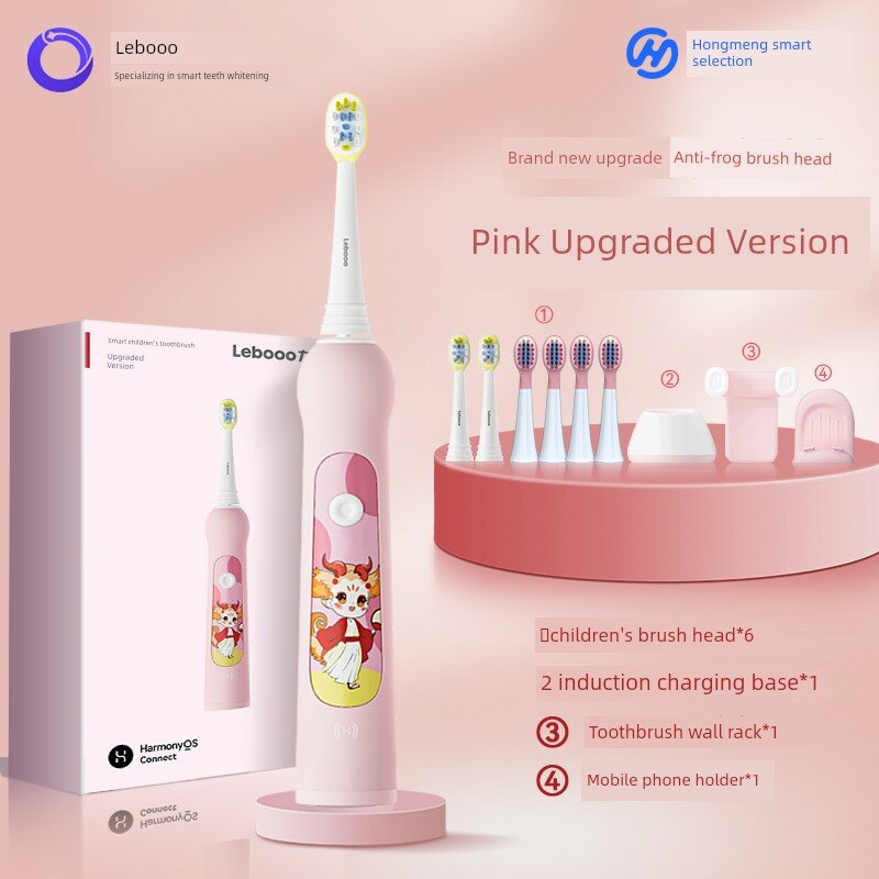 Обновленная модель Huawei Intelligent Selection Qilin Pink — 6 насадок, крепление на стену, держатель для телефона