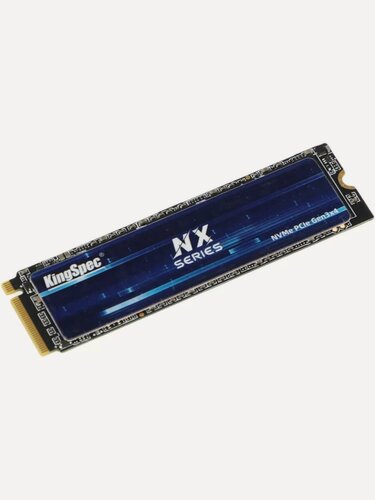 Изображение товара Флеш накопитель SSD KingSpec NX-512, синий 512ГБ, M.2, форм-фактор 2280