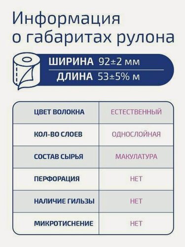 Изображение товара Туалетная бумага "Набережные Челны", серая, без втулки, 1 слой, 48 рулонов