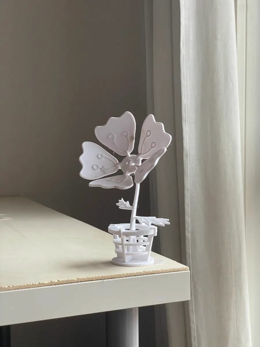 Сборная модель "Милый Цветок" 3D печать из пластика
