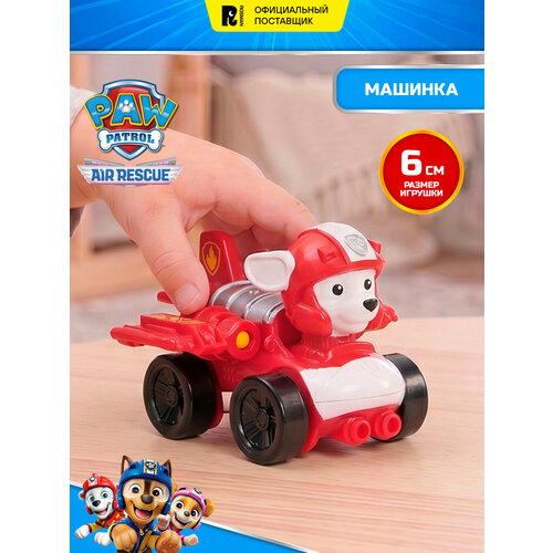 фото Щенячий патруль. машинка с героем маршалл air rescue 6 см paw patrol