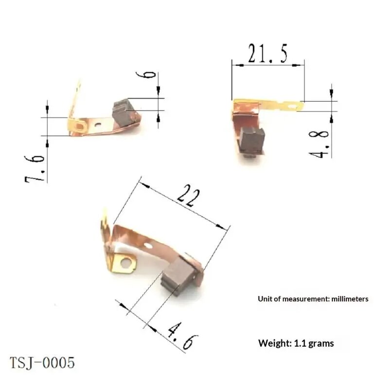 Держатель угольных щеток TSJ-0005, 2pcs