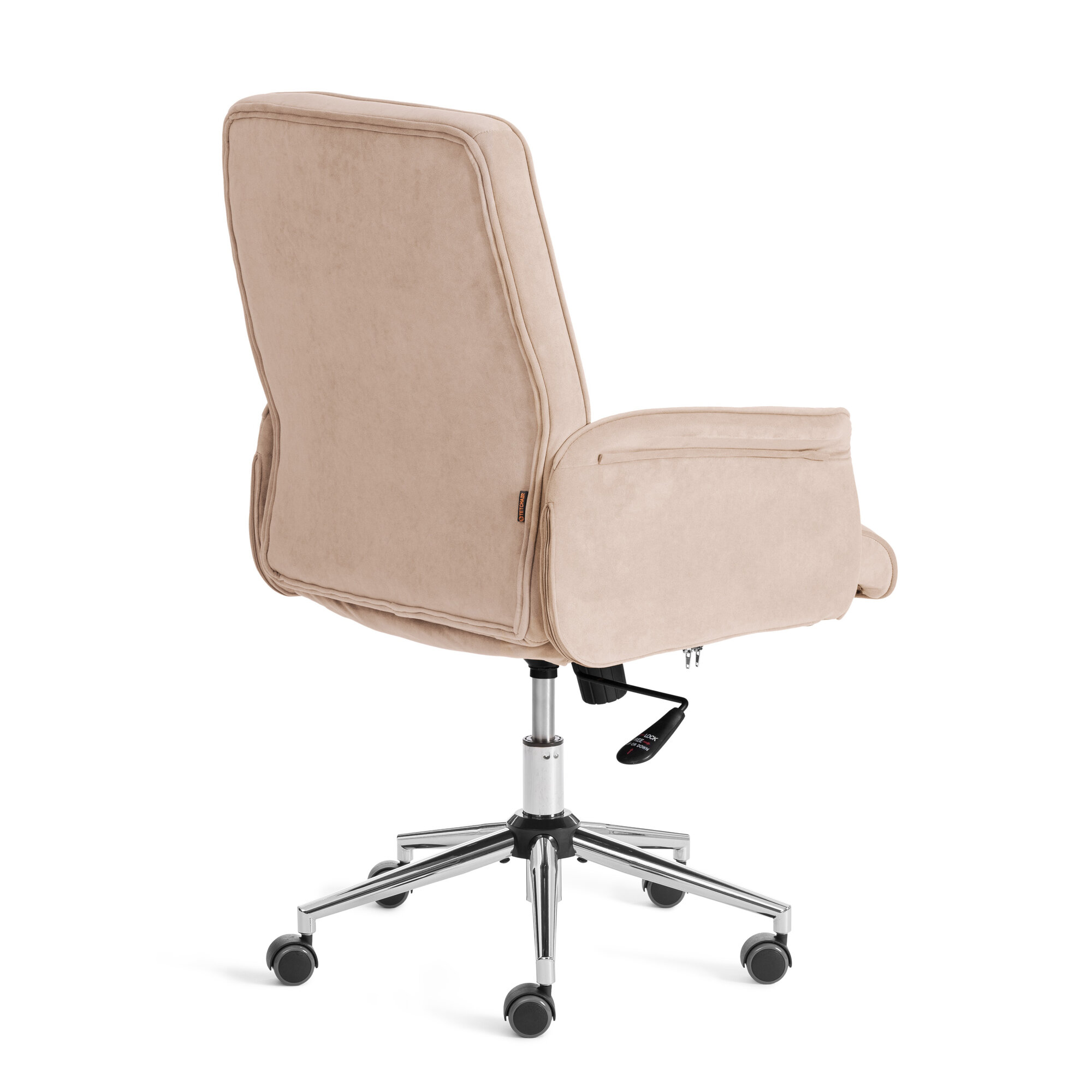 Компьютерное кресло TetChair Йорк/York, износостойкий флок 50 000 циклов, бежевый — фото 1