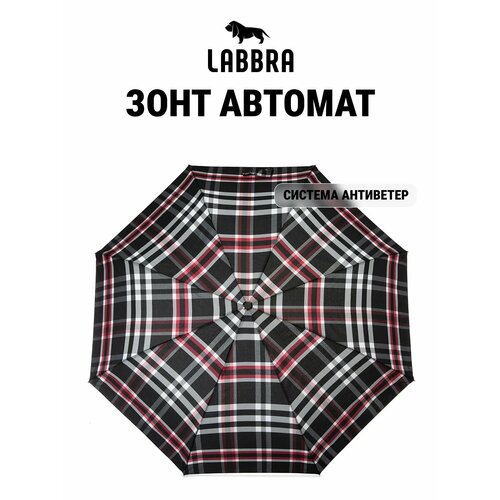 фото Мини-зонт labbra, черный