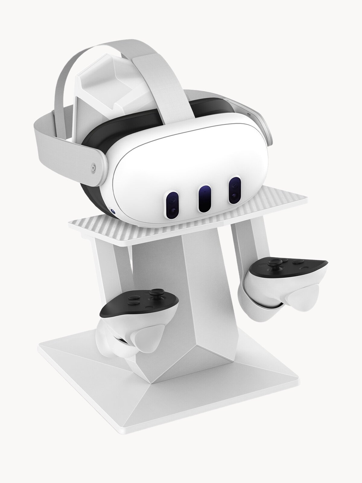 Док станция, подставка, стенд для Oculus Quest 3 / Quest 2 / Pico 4 белая