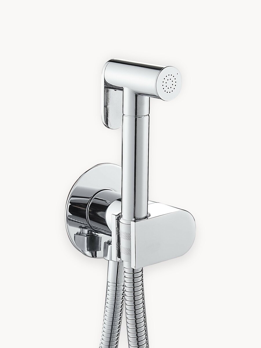 ESKO. Смеситель скрытого монтажа с металлическим гигиеническим душем SMH03