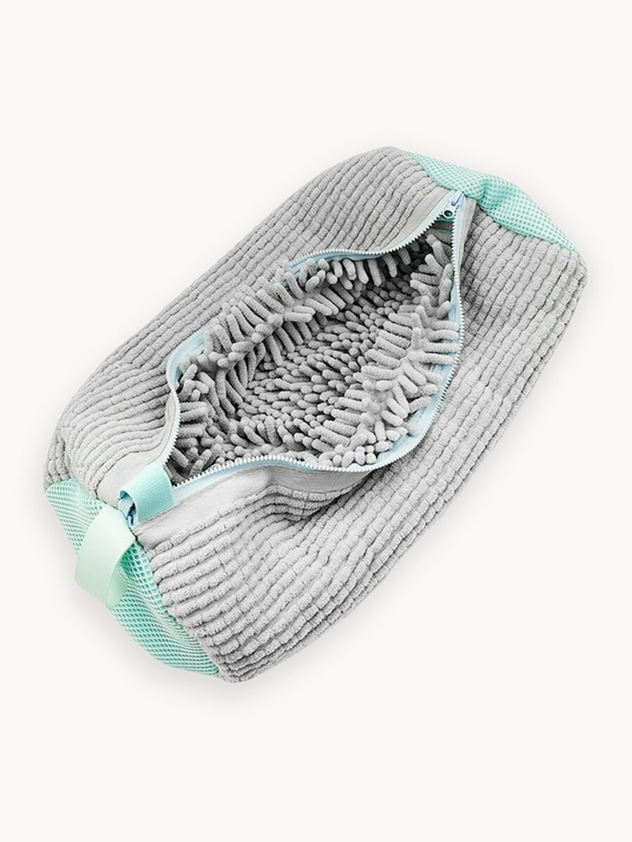 Мешок для стирки обуви в стиральной машине, серый