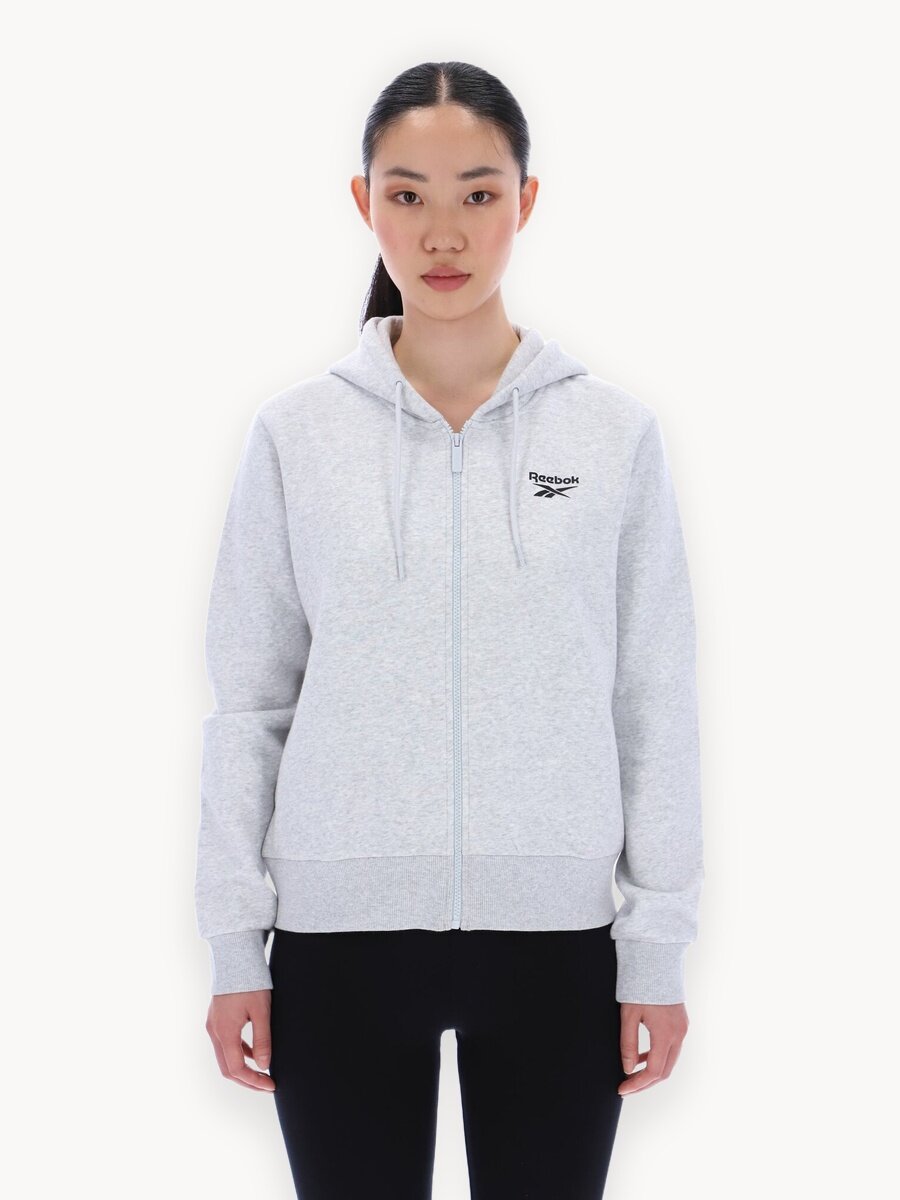 Толстовка Reebok VIOLA, размер XS INT, , серый
