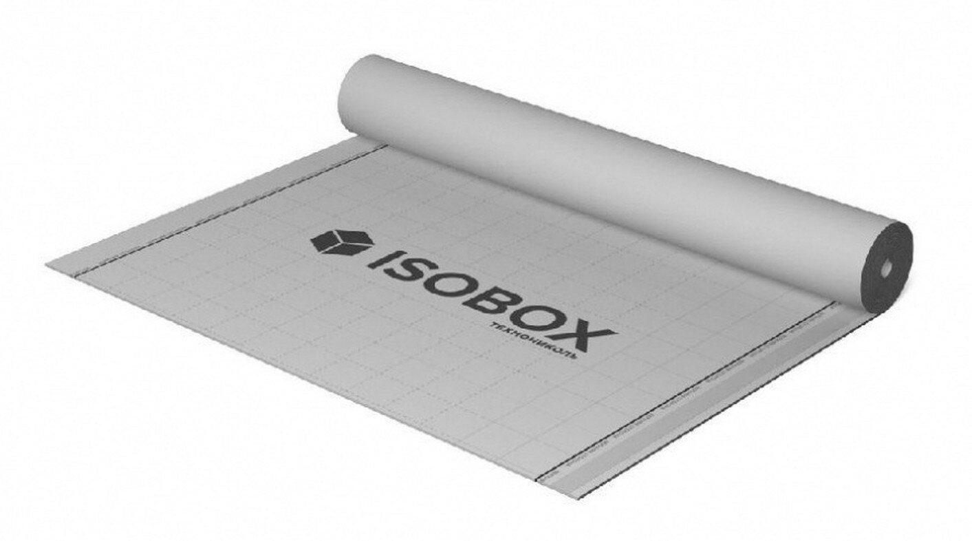 Пленка пароизоляционная технониколь Isobox D универсальная гидроизоляционная 35м2