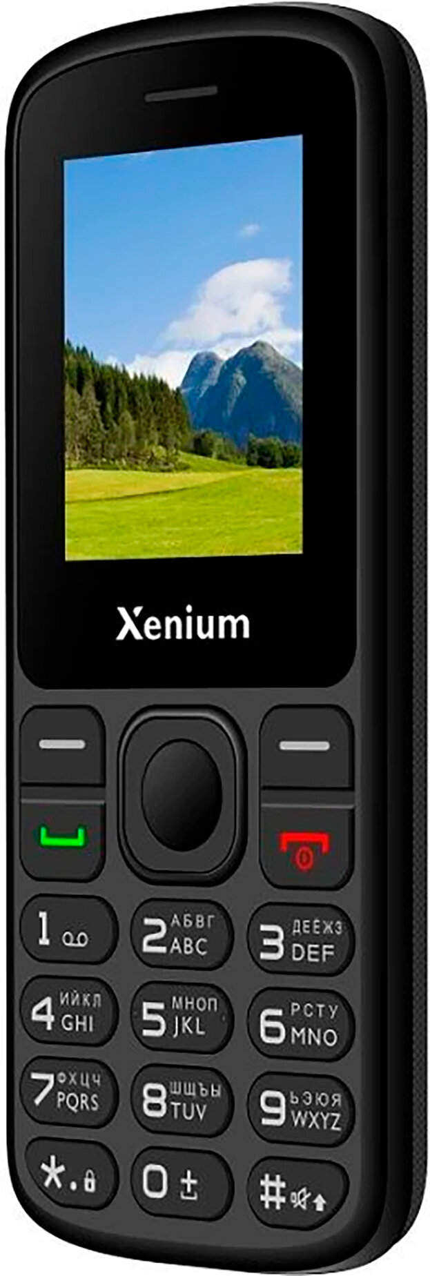 Мобильный телефон Xenium X160 черный с двумя SIM с аккумулятором
