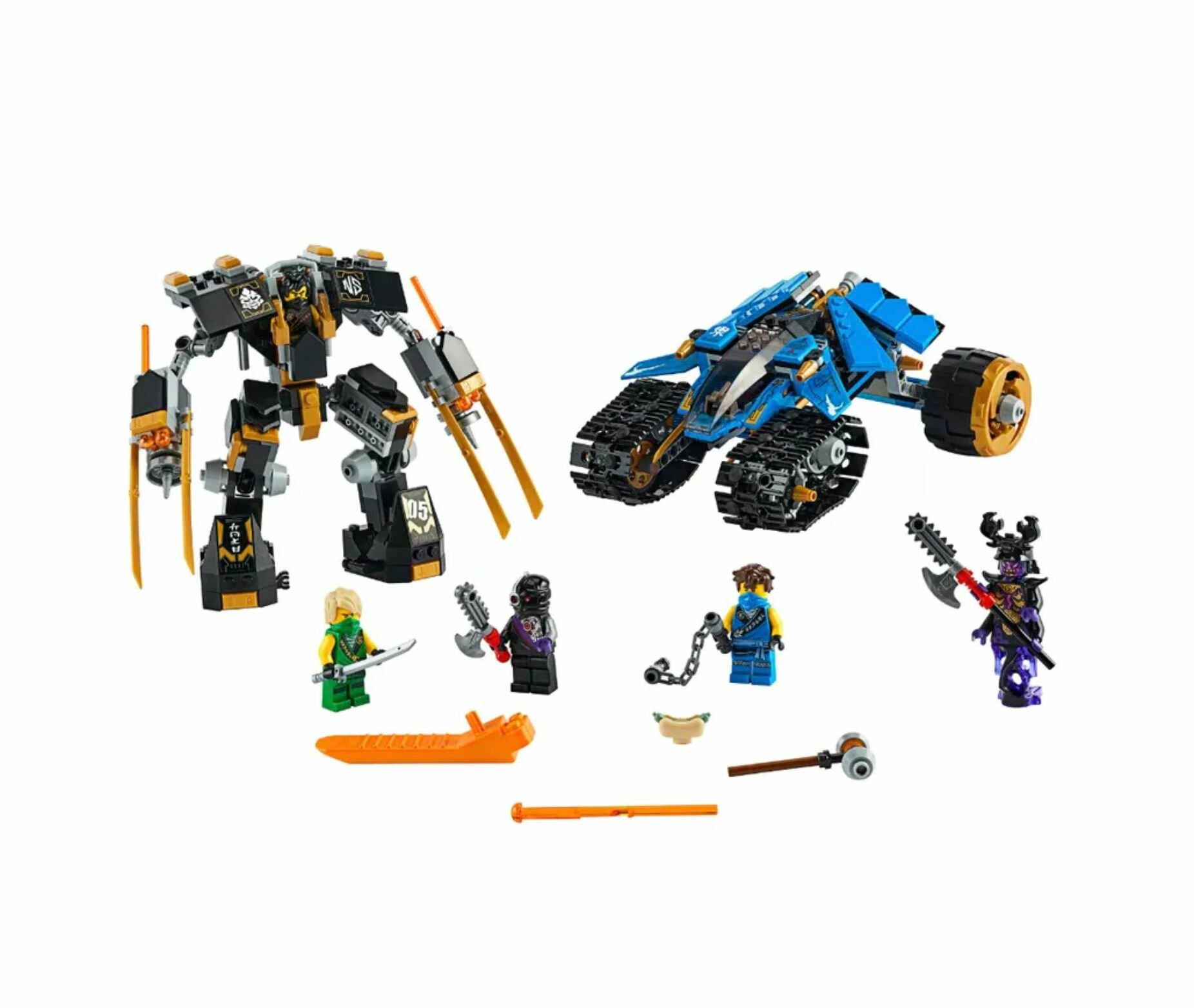 Конструктор 11493 "Ниндзя Внедорожник молния", 610 деталей