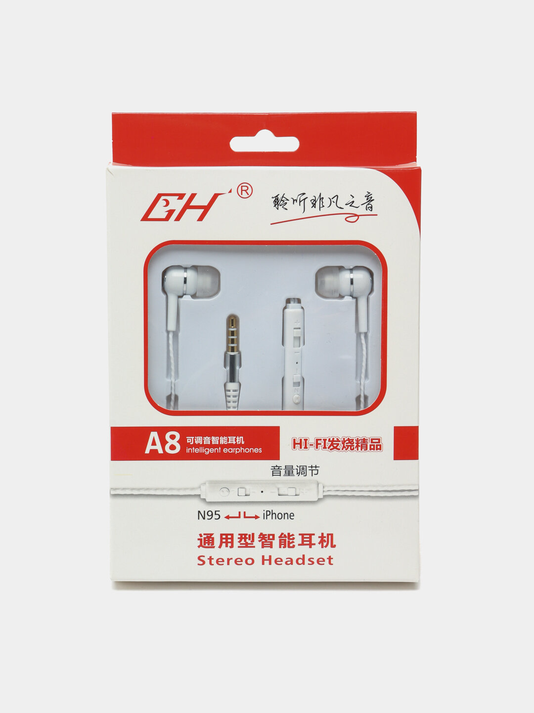 Проводные наушники GH A8 это высококачественный продукт, который обеспечивает превосходное качество звука и комфорт