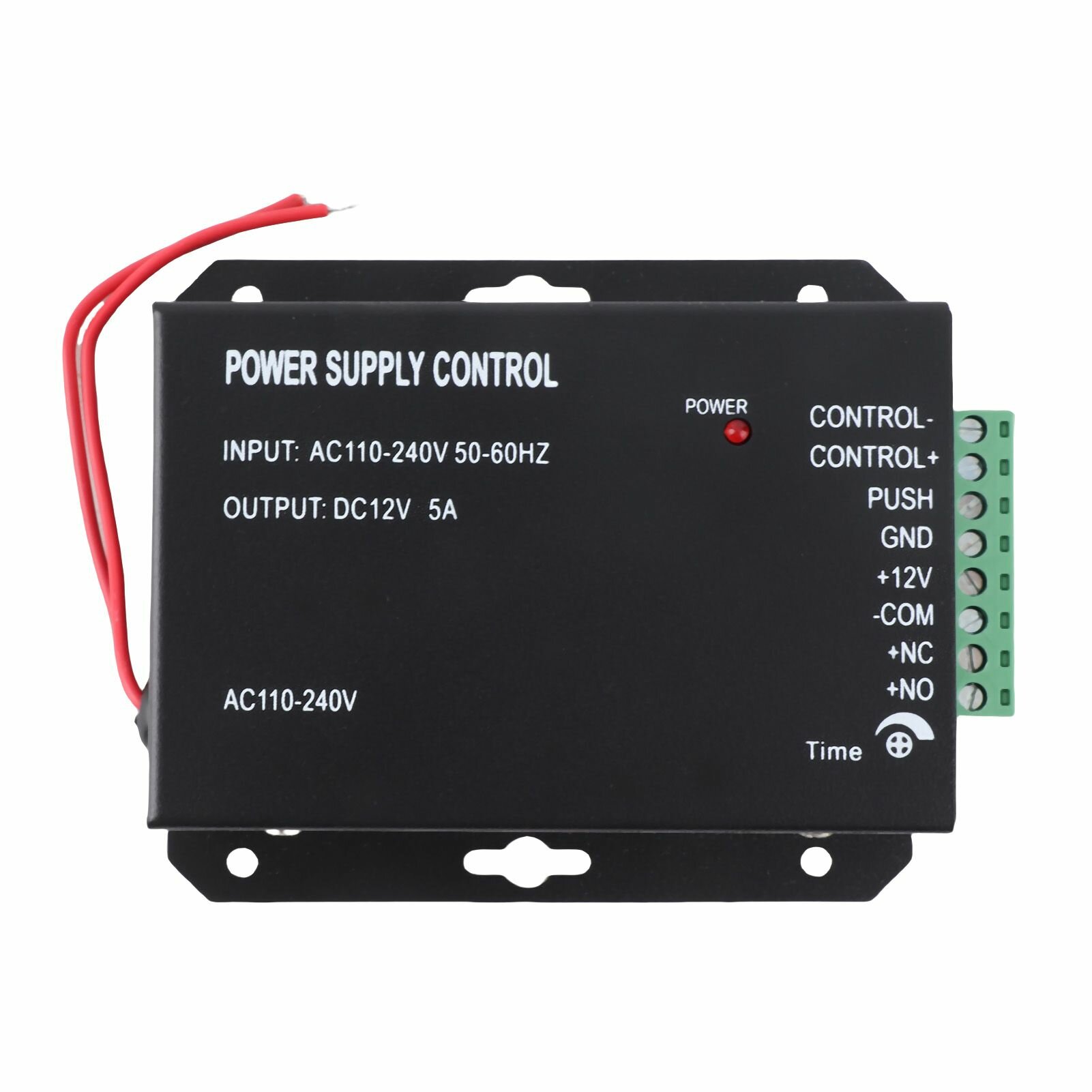 Блок питания 12 В 5 А для системы контроля доступа универсальный вход 100 260 В прочный черный трансформатор